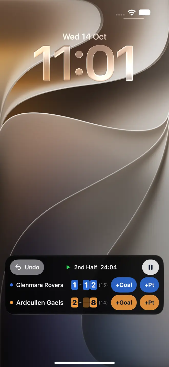 Lock Screen Live Activity